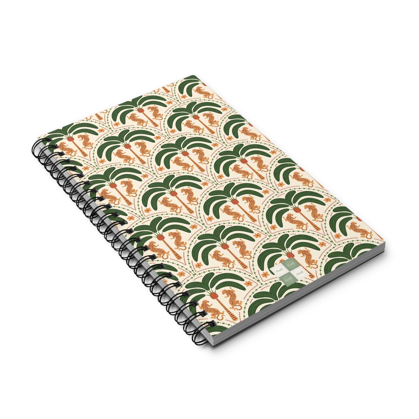 Tropical Leaf - Spiral Journal