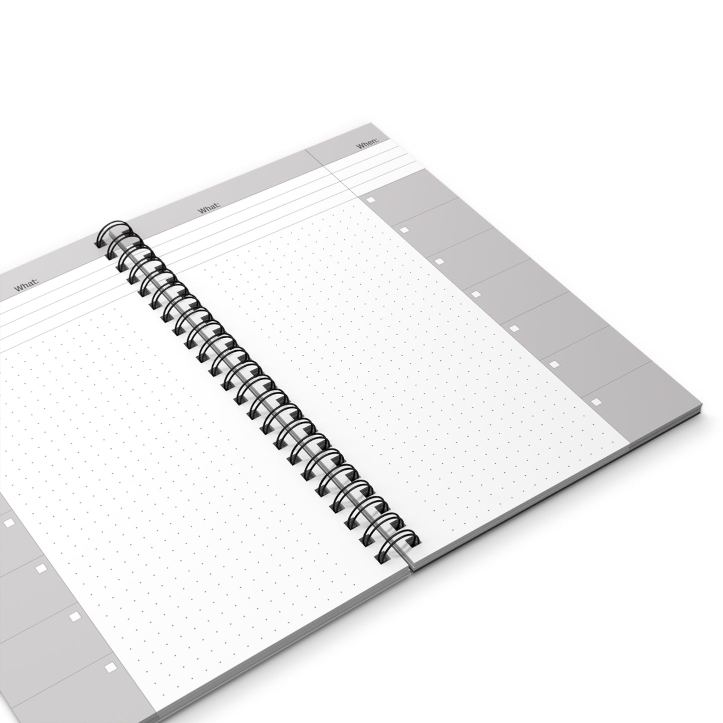 Pastel Stripe Spiral Notebook