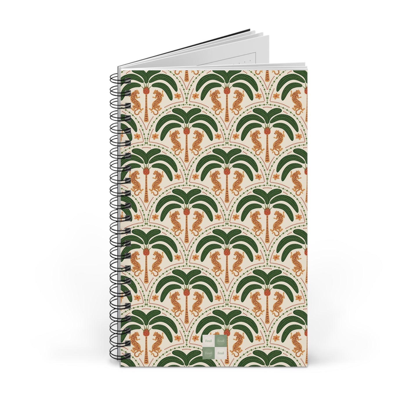 Tropical Leaf - Spiral Journal