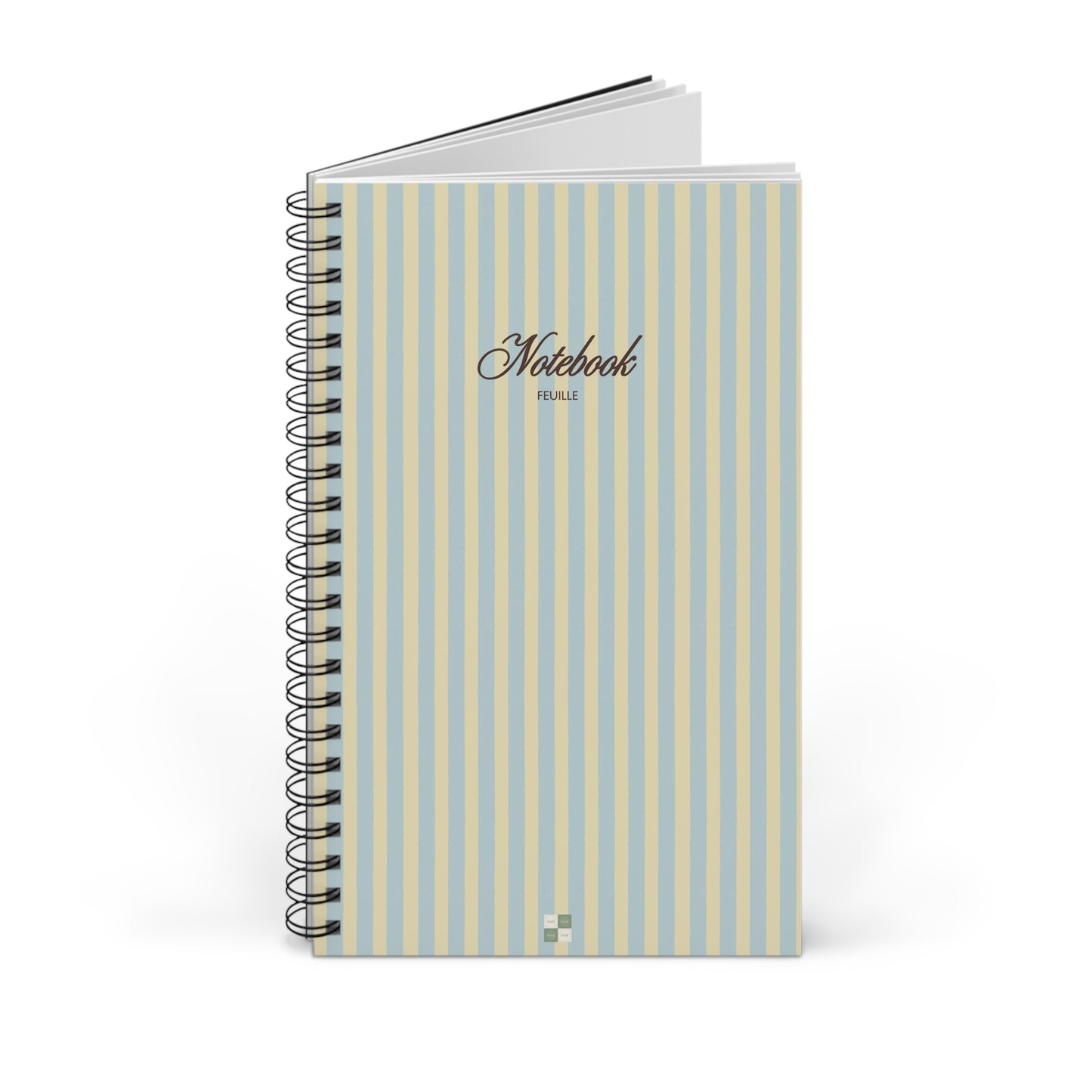 Pastel Stripe Spiral Notebook