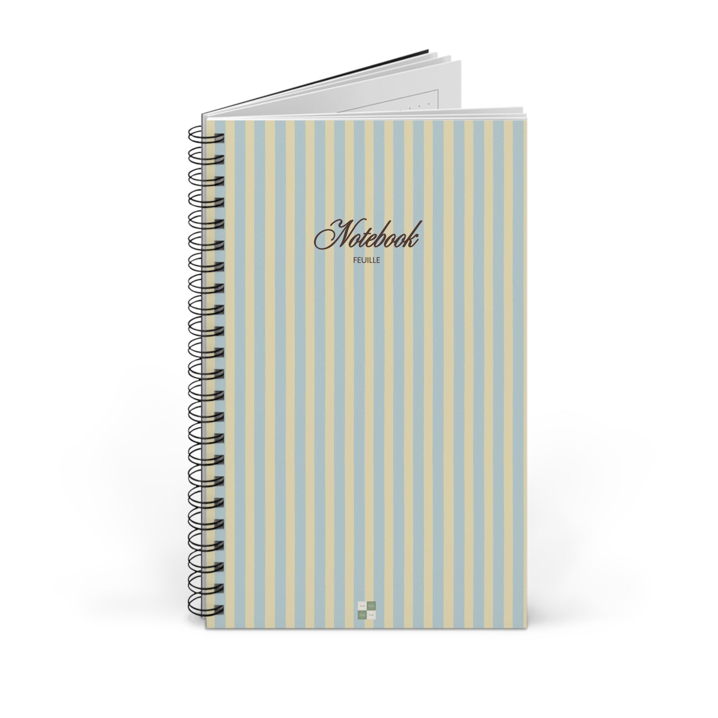 Pastel Stripe Spiral Notebook