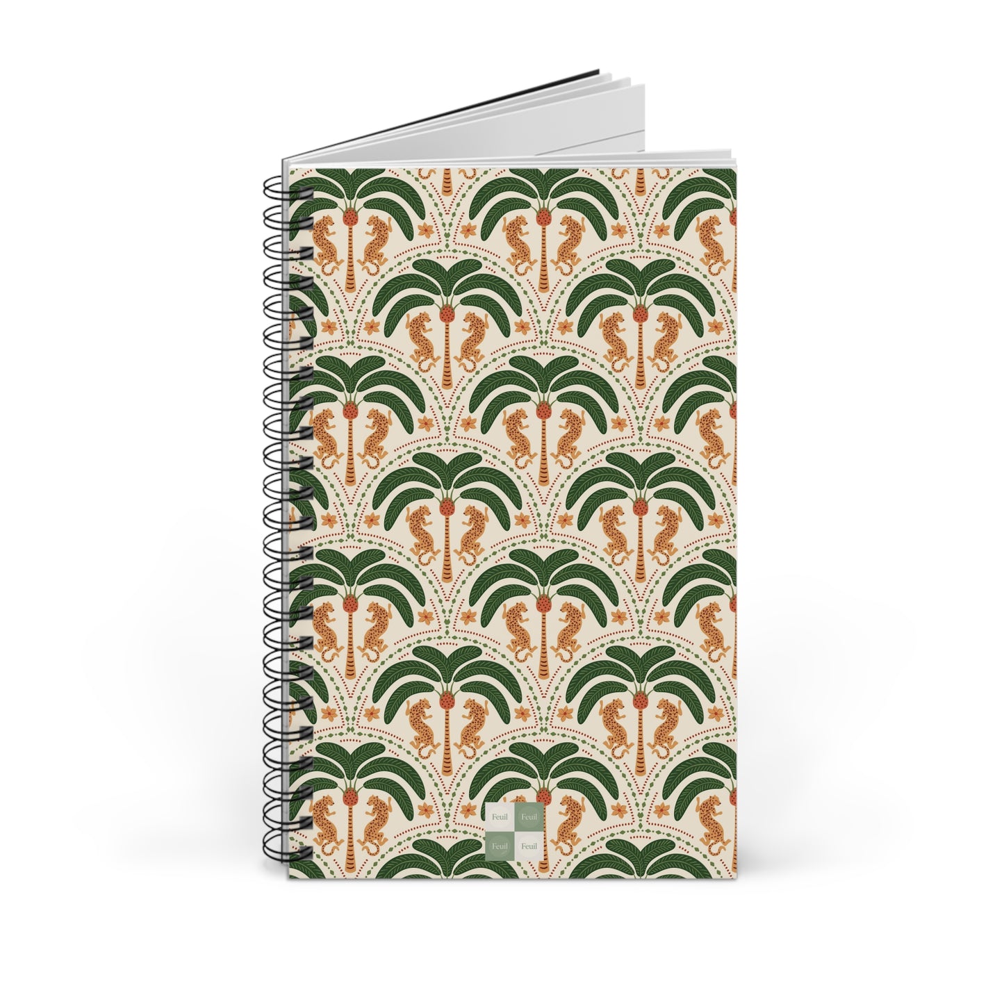 Tropical Leaf - Spiral Journal