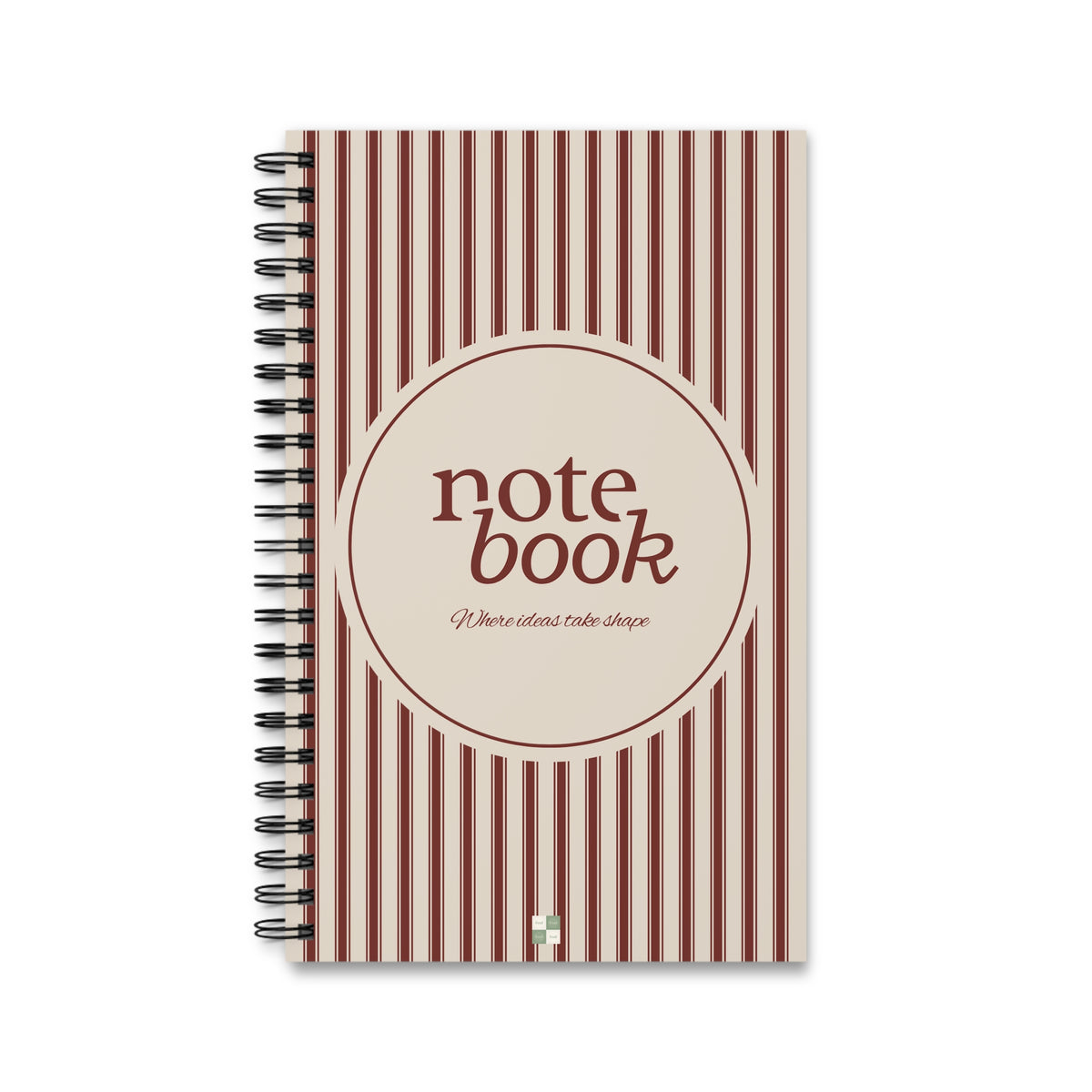 The Bordeaux Edit Spiral Notebook