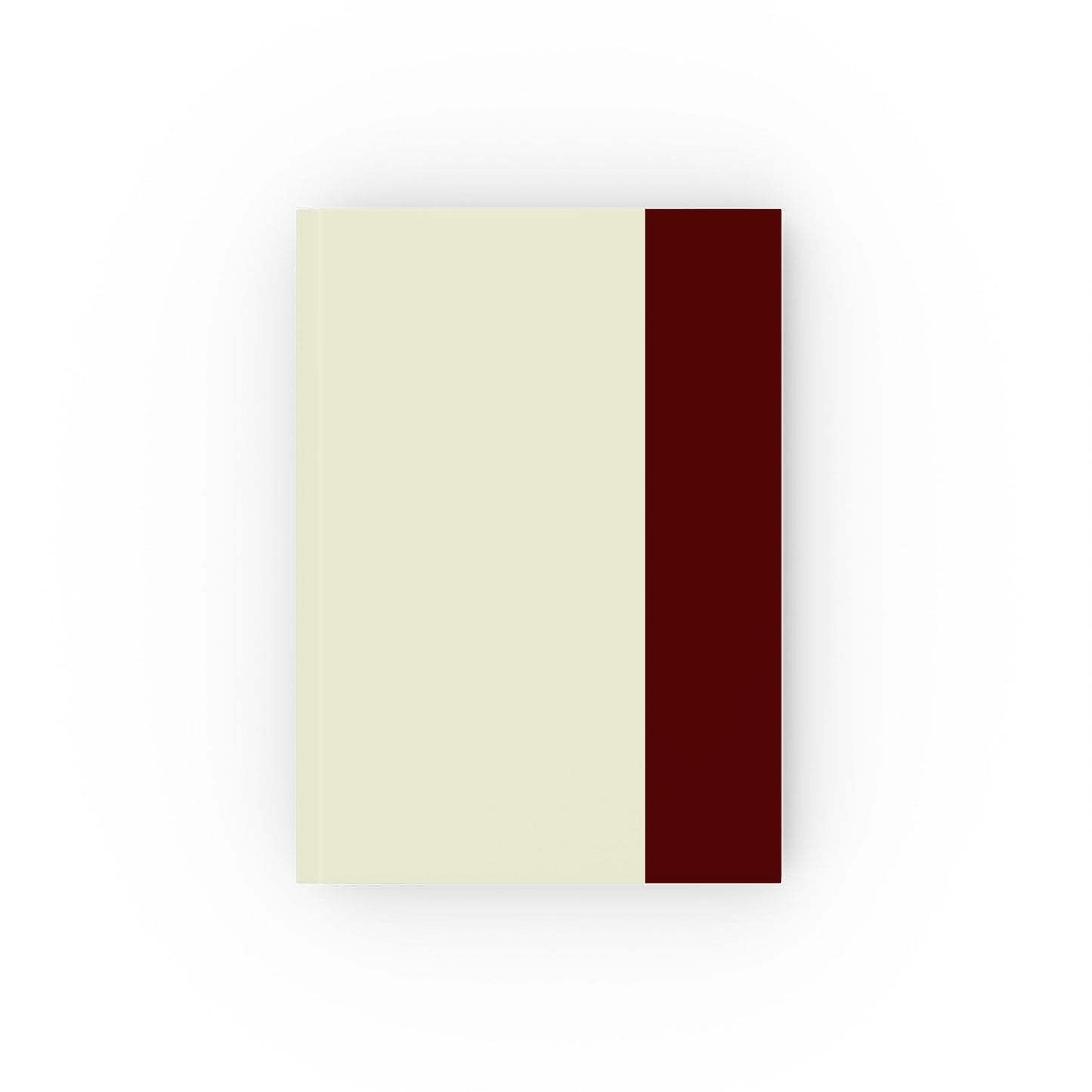 Minimalist Burgundy Stripe Hardback Journal