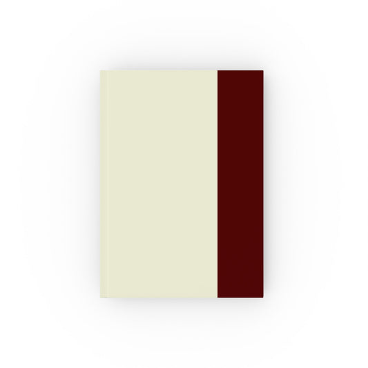 Minimalist Burgundy Stripe Hardback Journal