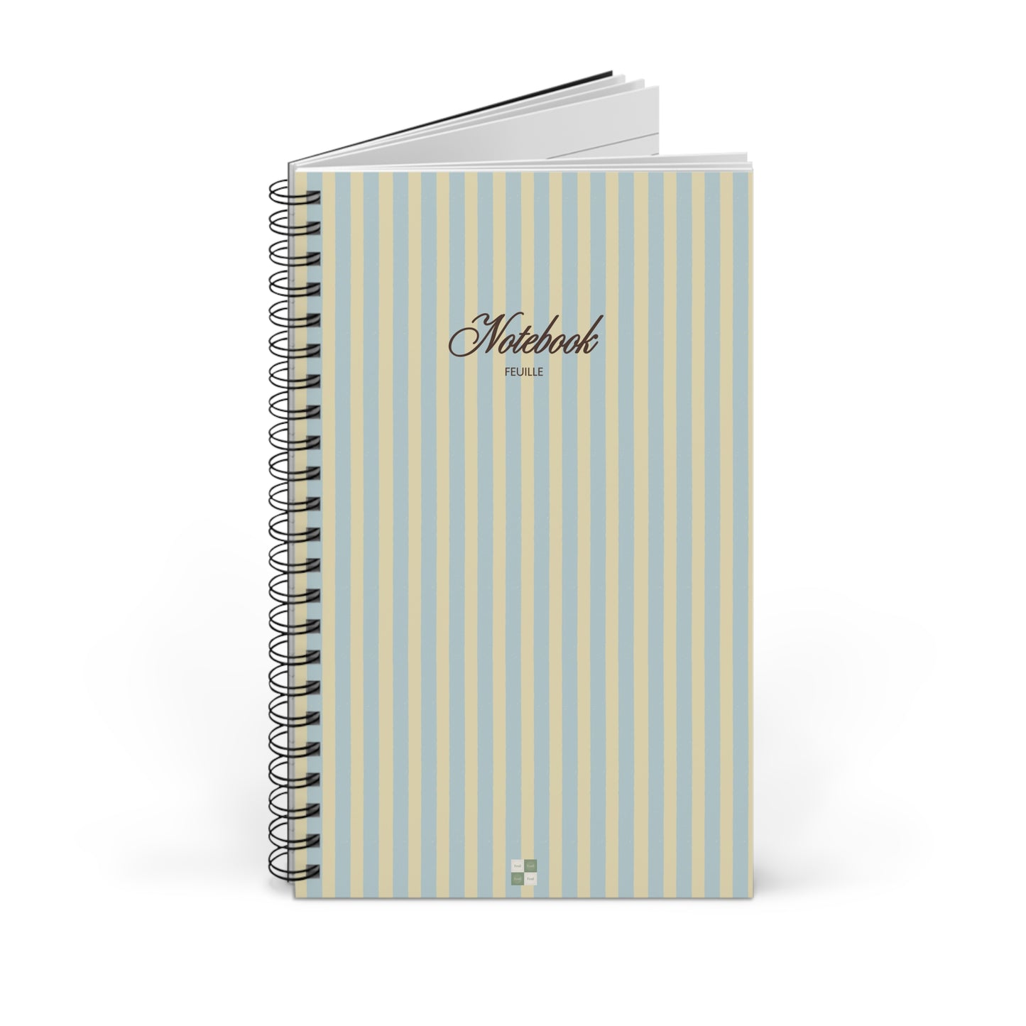 Pastel Stripe Spiral Notebook