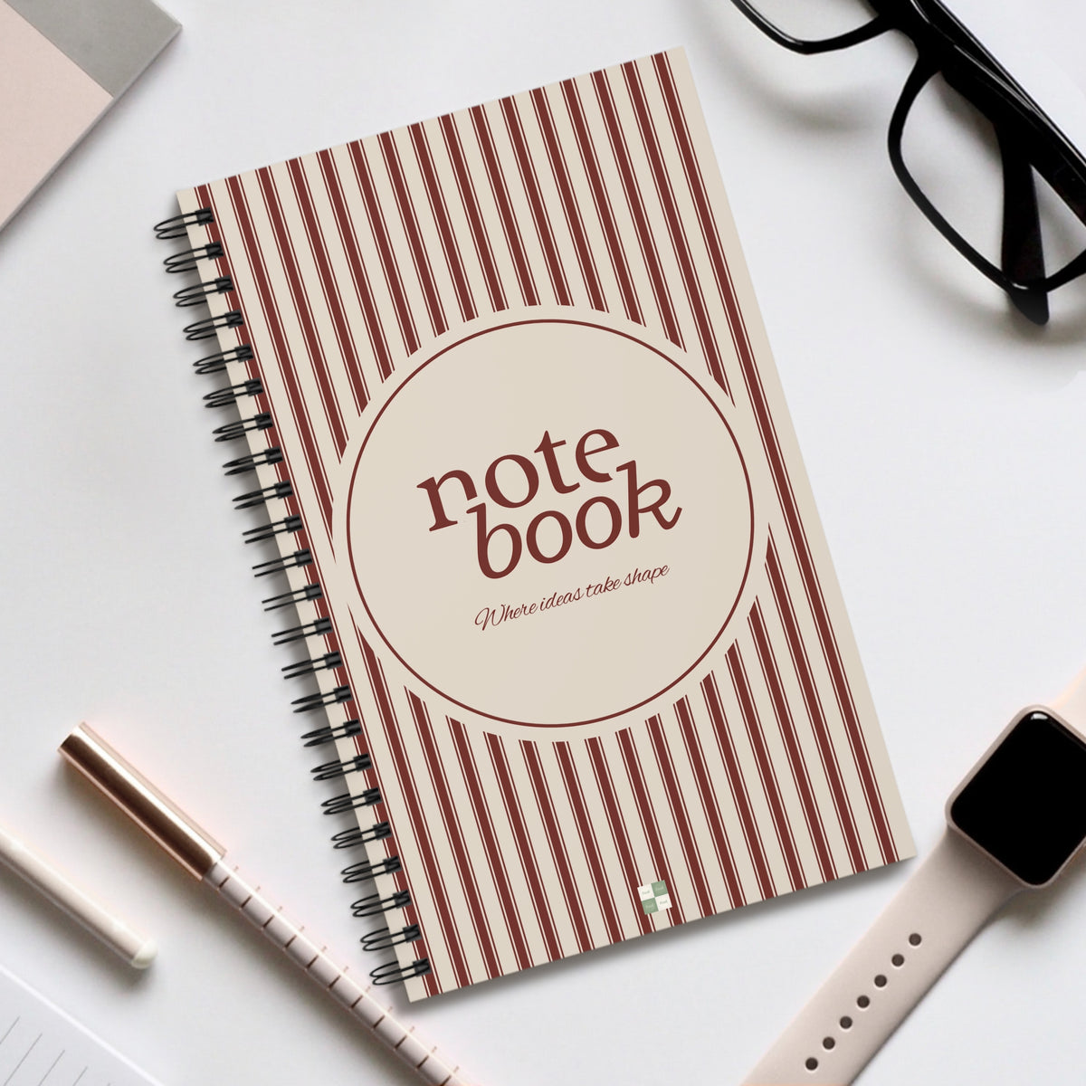 The Bordeaux Edit Spiral Notebook