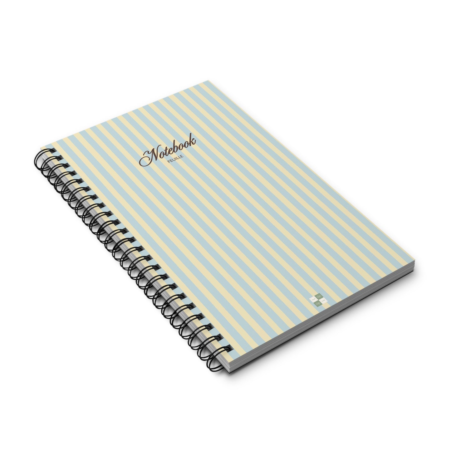 Pastel Stripe Spiral Notebook