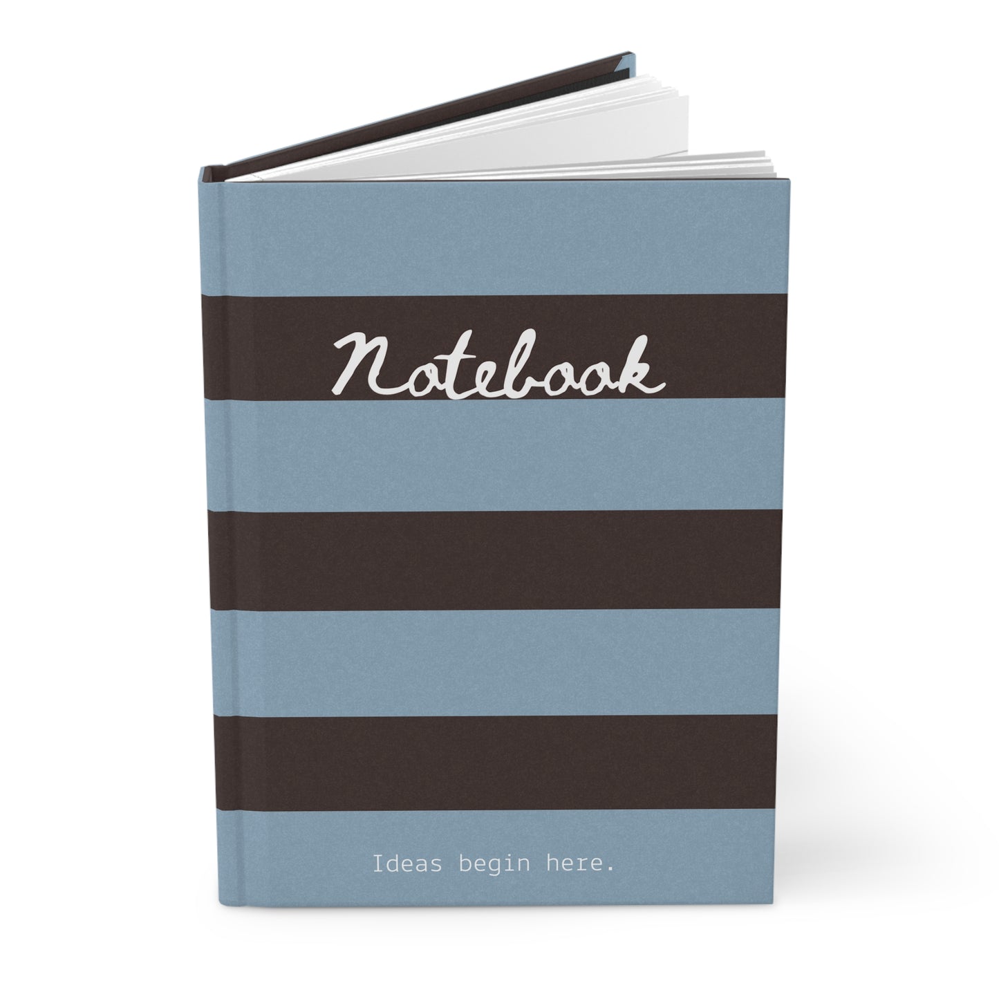 Ideas Begin Here Hardcover Notebook