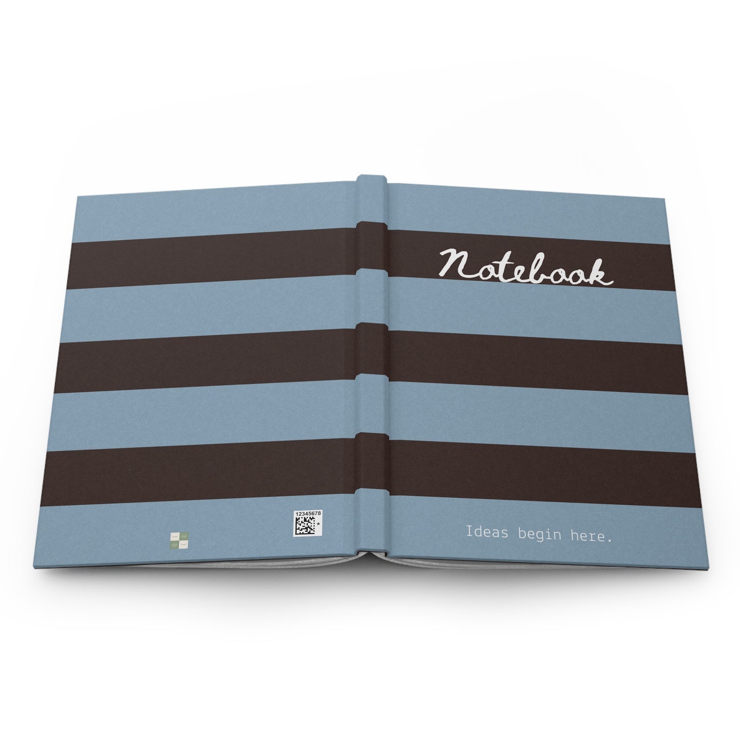 Ideas Begin Here Hardcover Notebook