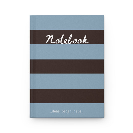 Ideas Begin Here Hardcover Notebook