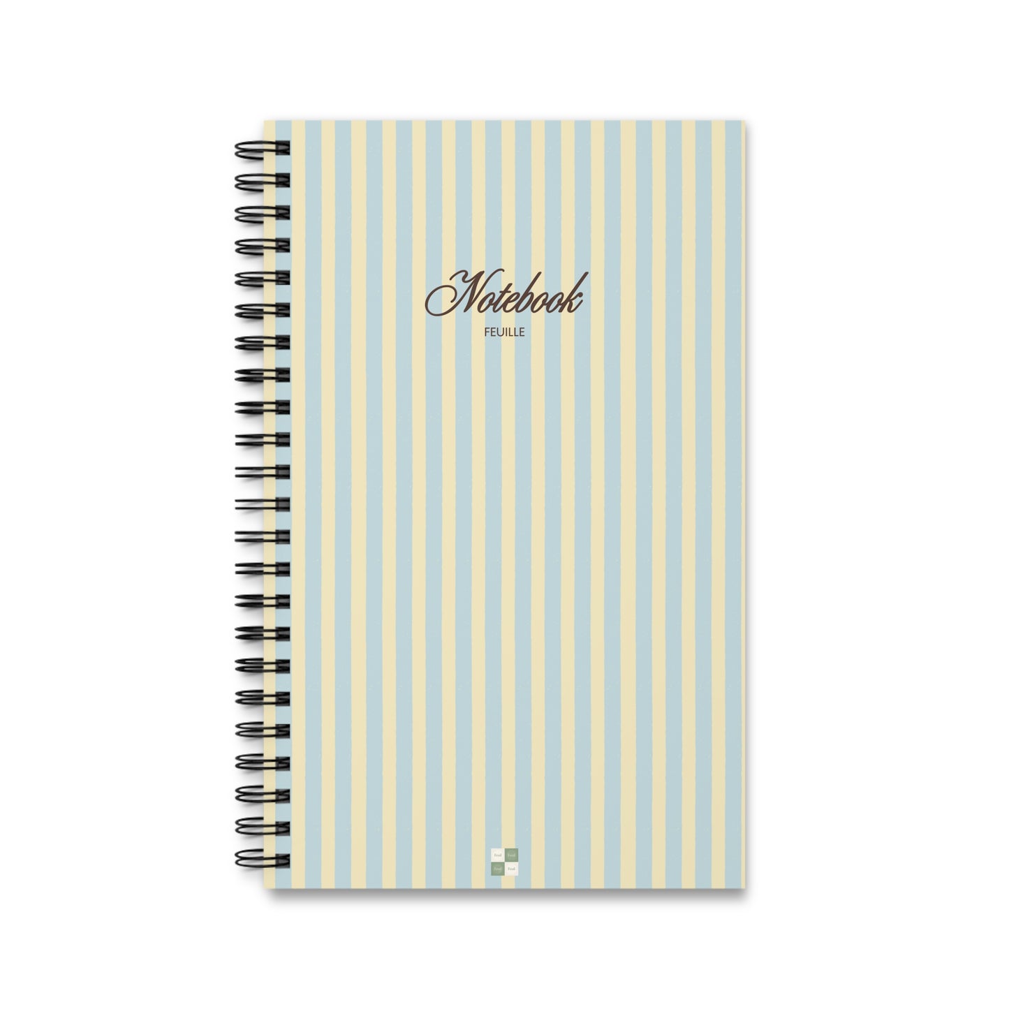 Pastel Stripe Spiral Notebook